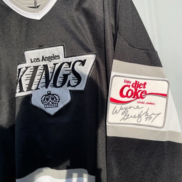 NWT Wayne Gretzky LA Kings Diet Coke CCM Los Angeles Kings Promotional Jersey - Picture 3 of 4